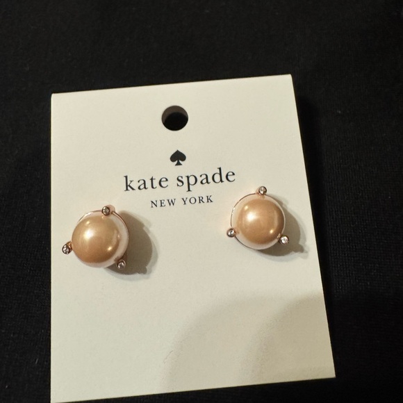Kate Spade Cream Pearl Earrings - Picture 1 of 3